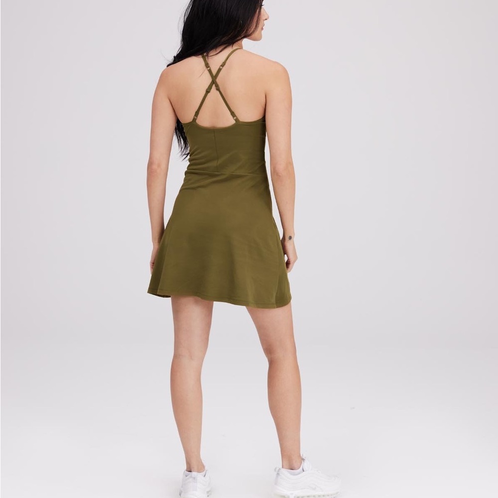 Girlfriend Collective Undress Exercise Dress Fern